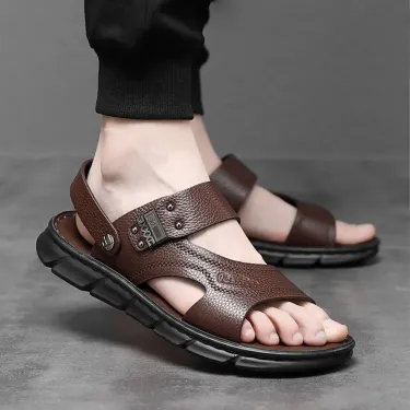 FOOT HEAVEN GENUINE LEATHER SANDALS